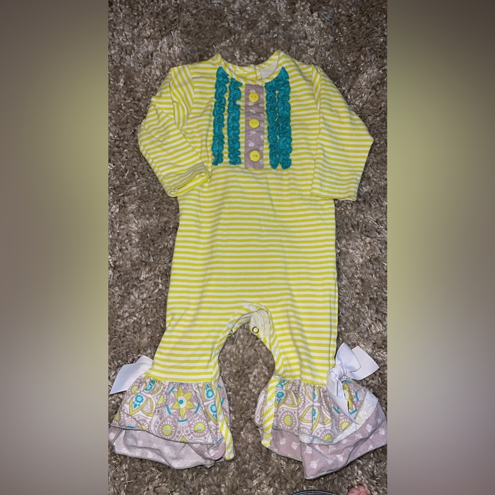 3-6 month Baby girl romper